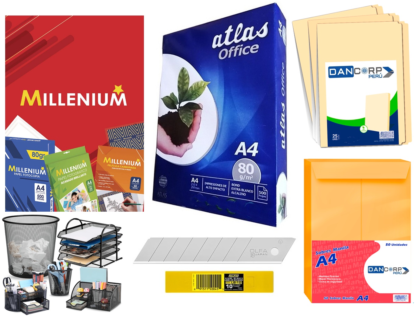 Útiles de escritorio